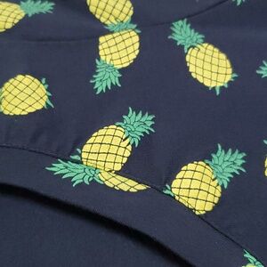 POPPY LUX Women’s Short Sleeve Top with Pineapple pattern Size 6
